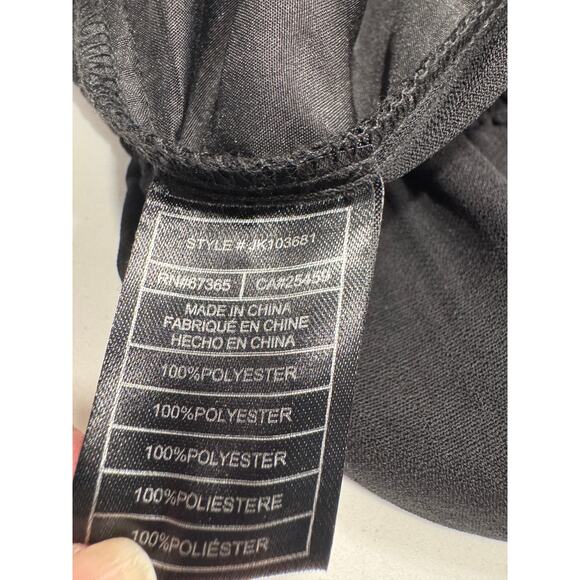 Jack by BB Dakota Harem-Style Pull-On Jogger Pants Womens Size M Black Smocked - Picture 5 of 8